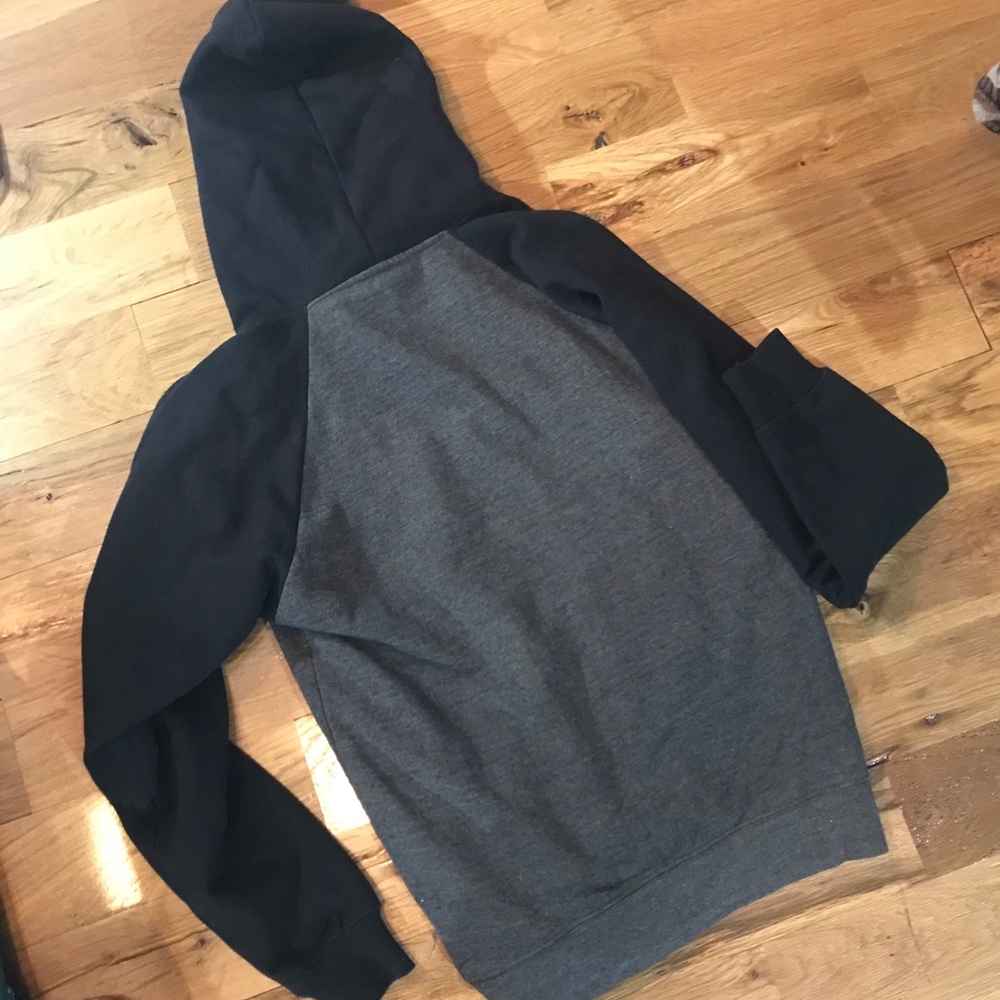 A.M.S Grey and black hoody - Picture 2 of 3